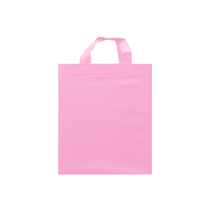 ECO BOX RESTAURANT BAG 80G 24X29X20X20CM CON ASAS SIN IMPRESION (100 PACK) (ROSA PASTEL)