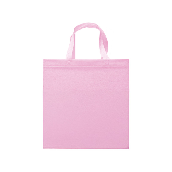ECO BOX MEDIUM BAG 80G 35X37X18X18CM CON ASAS SIN IMPRESION (100 PACK) (ROSA PASTEL)